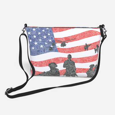 Crossbody Purse - American Heroes